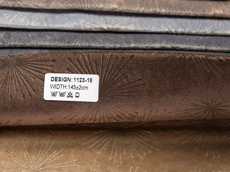 Muodikas pronssien samettikangas vaatteisiin, asusteita ja kodinsisustus