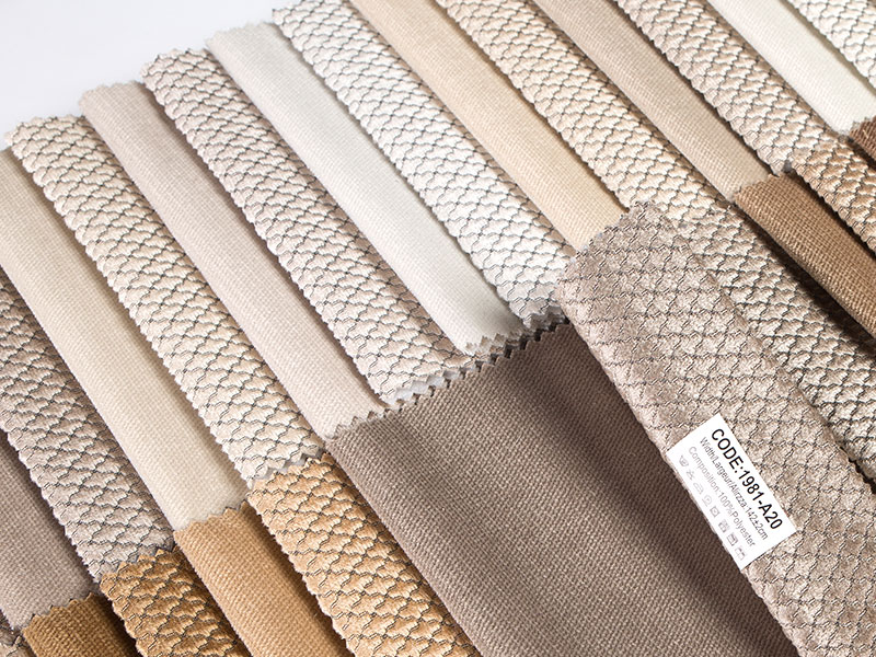 Pehmeä jacquard -fleece kangas sohville ja muille taloustavaroille