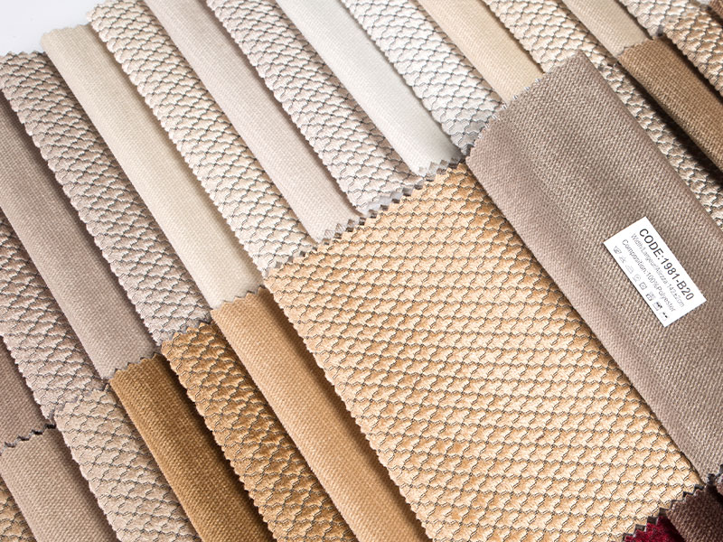 Pehmeä jacquard -fleece kangas sohville ja muille taloustavaroille
