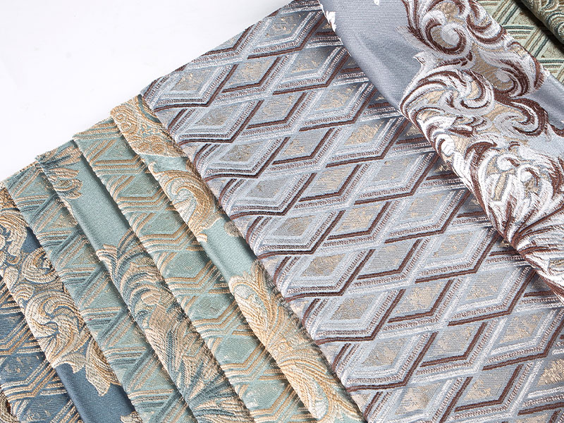 Lankavärjätty jacquard -kangas - täydellinen verhoiluun ja verhoille