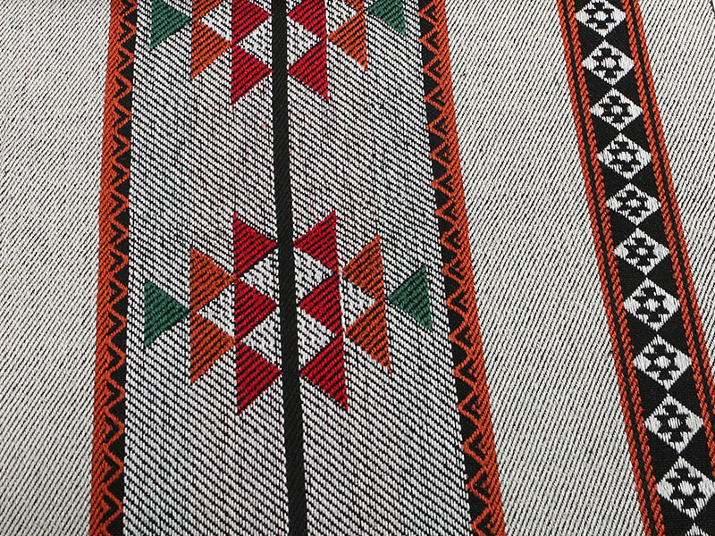 hengittävä neulottu väri kudottu raita telttakangas