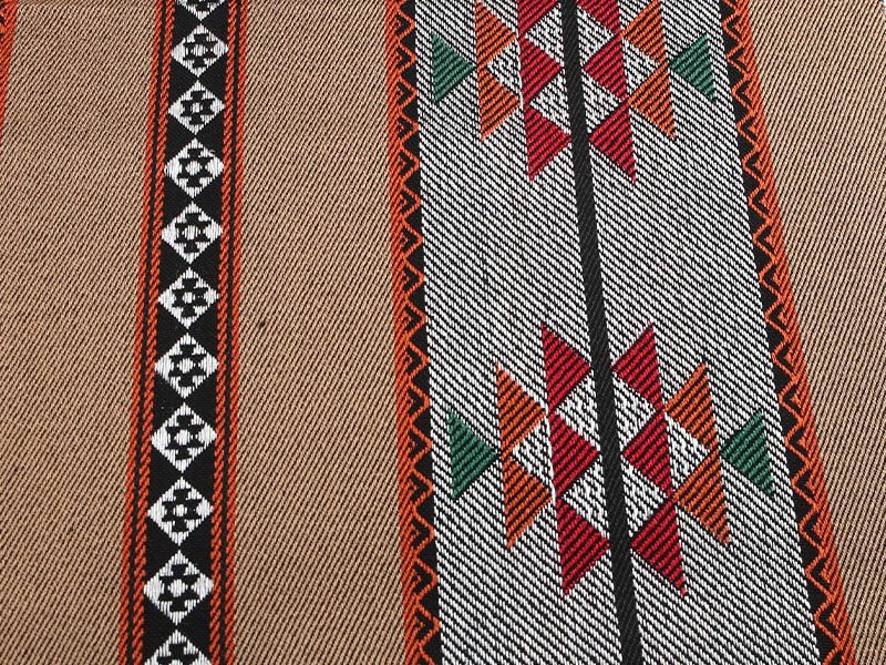 hengittävä neulottu väri kudottu raita telttakangas