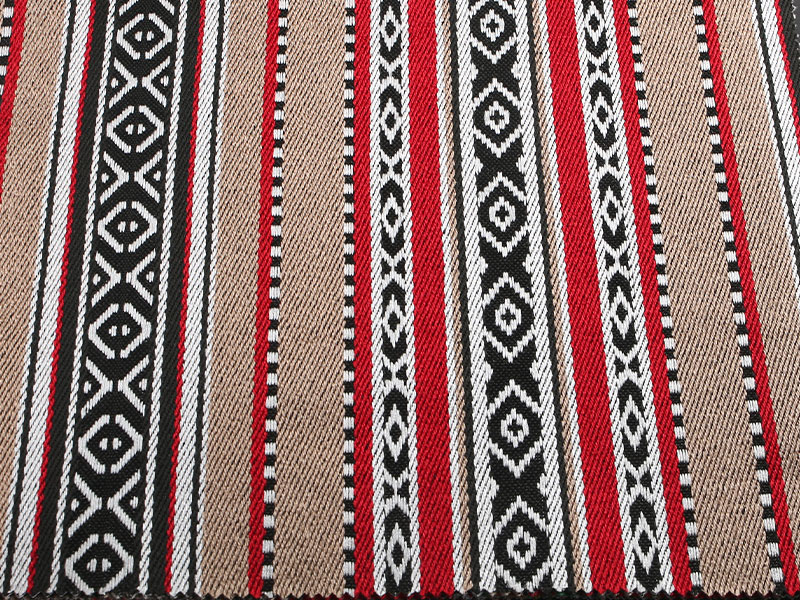 Vedenpitävä kestävä 100% polyesteriväri kudottu raitakangas