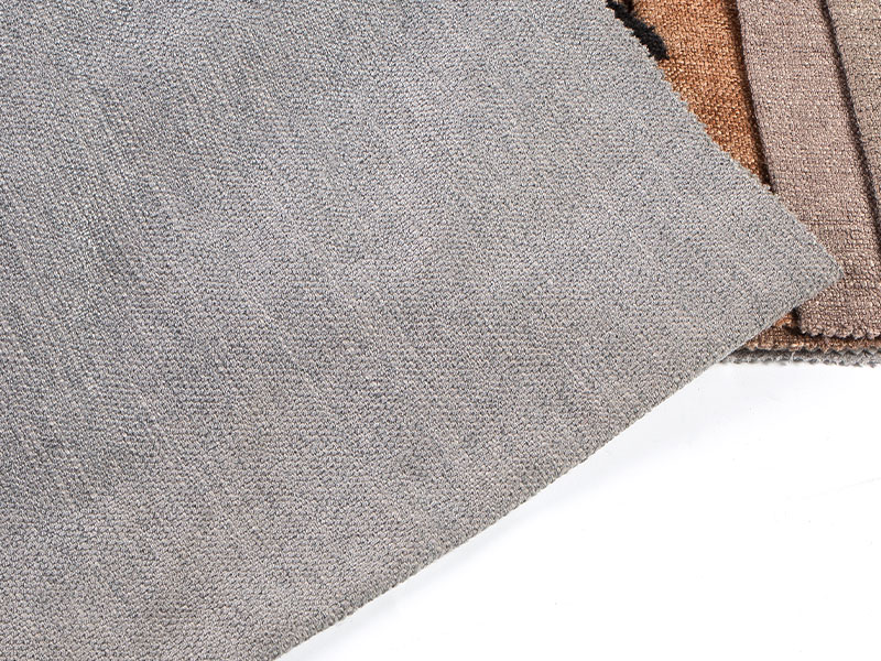 Pehmeä ja ylellinen tavallinen chenille -kangas sohvalle ja heitolle