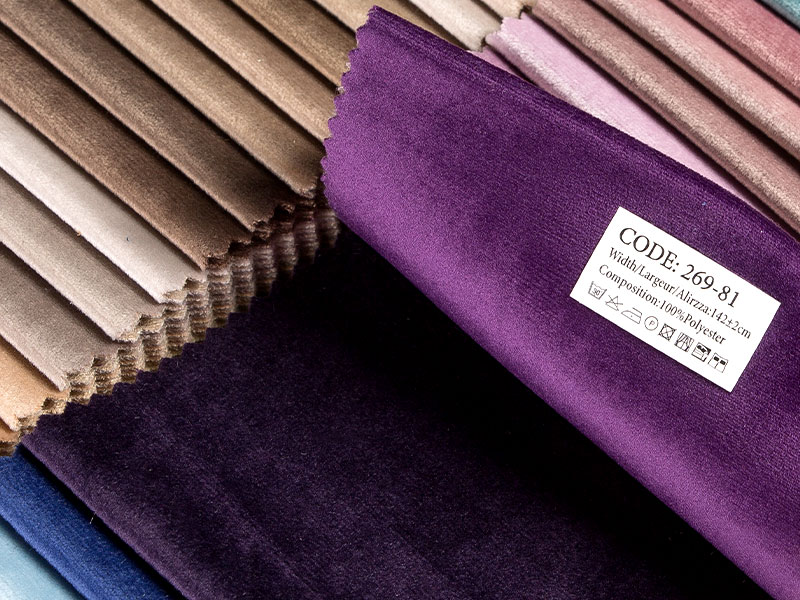 Värjätty / laminoitu loimi neulottu Holland Velvet Fleece Fabric MDN269