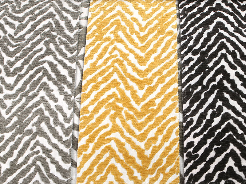 Kukkakuvio Jacquard Chenille Verho -sohvaverhoilukangas MDN975