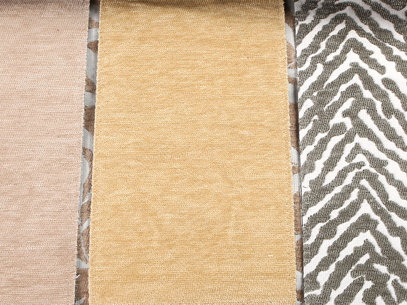 Kukkakuvio Jacquard Chenille Verho -sohvaverhoilukangas MDN975