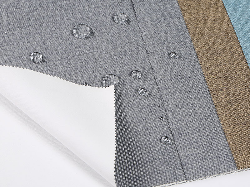 100% polyesterin pimennys vedenpitävä päällystetty kangas