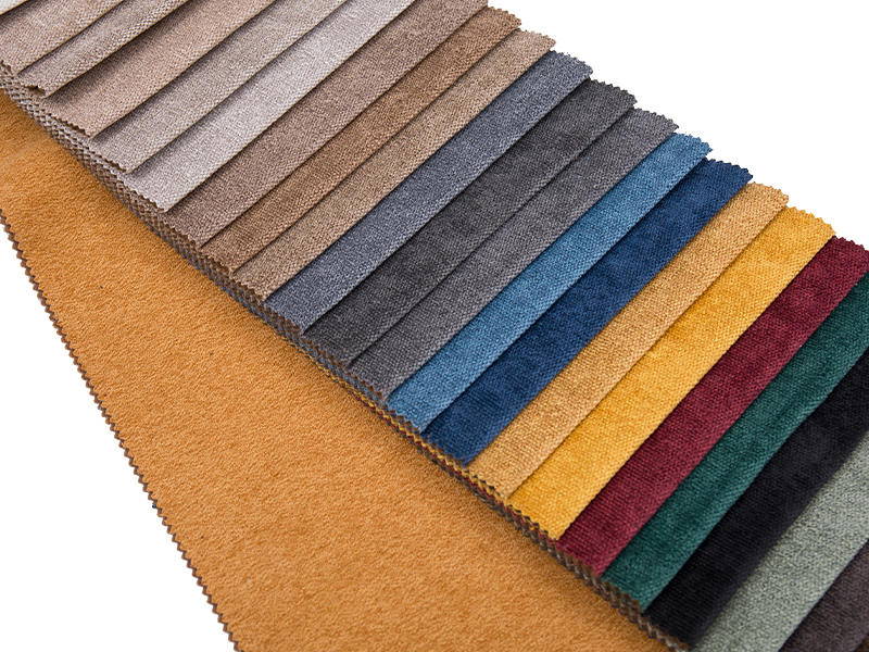 250 - 520 gsm yksivärinen chenille -verhoilukangas