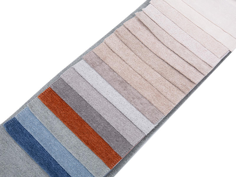 250 - 520 gsm yksivärinen chenille -verhoilukangas