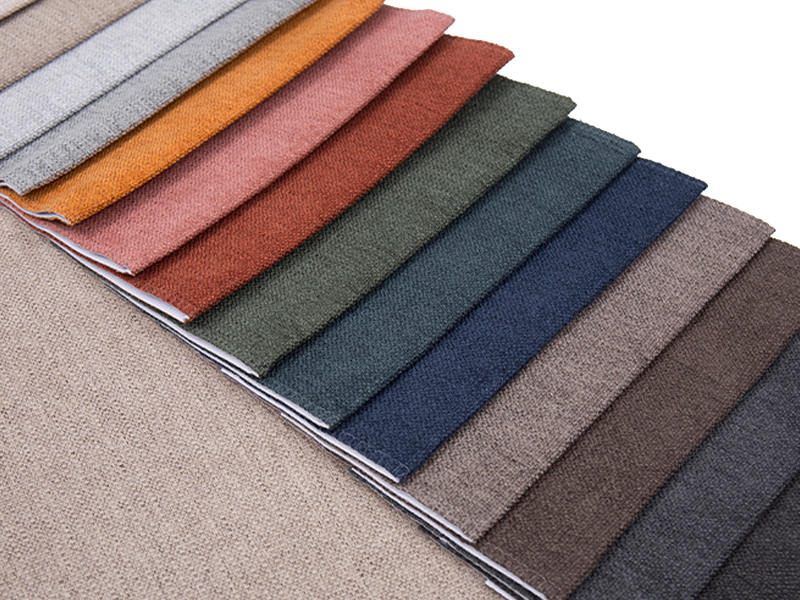 250 - 520 gsm yksivärinen chenille -verhoilukangas