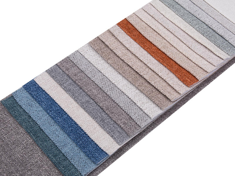 250 - 520 gsm yksivärinen chenille -verhoilukangas