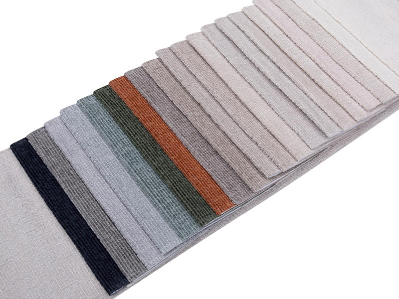 250 - 520 gsm yksivärinen chenille -verhoilukangas
