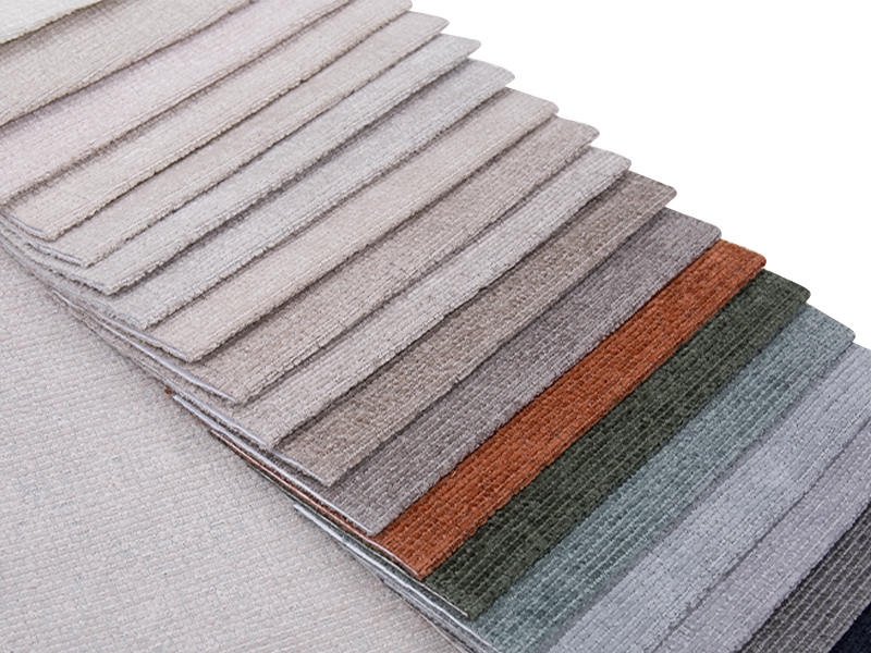 250 - 520 gsm yksivärinen chenille -verhoilukangas