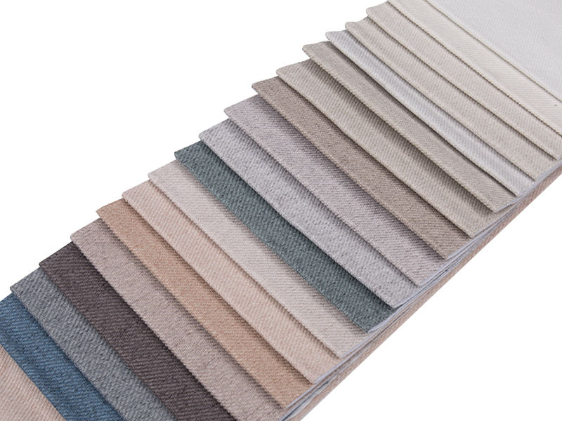 250 - 520 gsm yksivärinen chenille -verhoilukangas