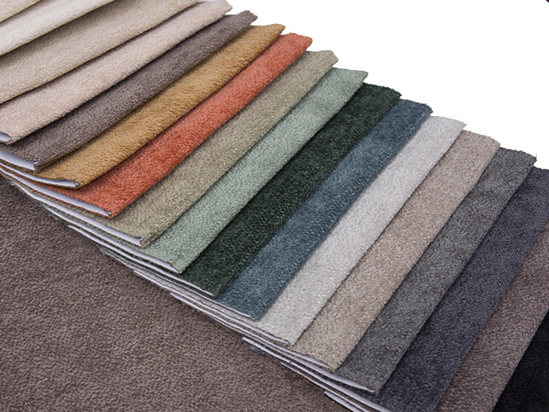 250 - 520 gsm yksivärinen chenille -verhoilukangas