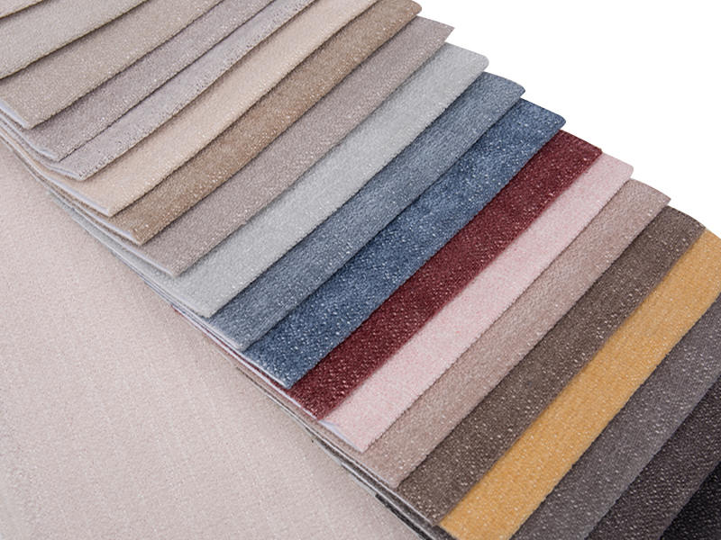 250 - 520 gsm yksivärinen chenille -verhoilukangas