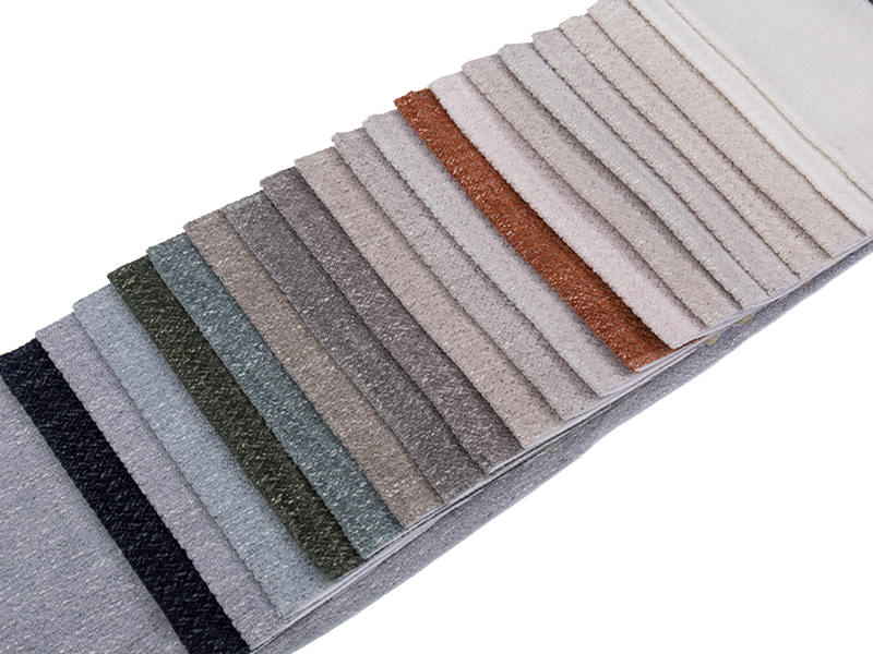 250 - 520 gsm yksivärinen chenille -verhoilukangas