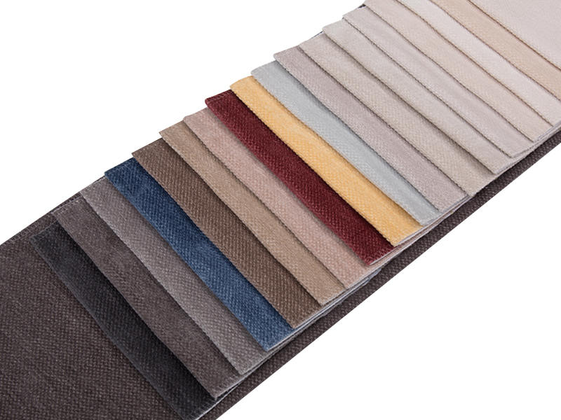 250 - 520 gsm yksivärinen chenille -verhoilukangas