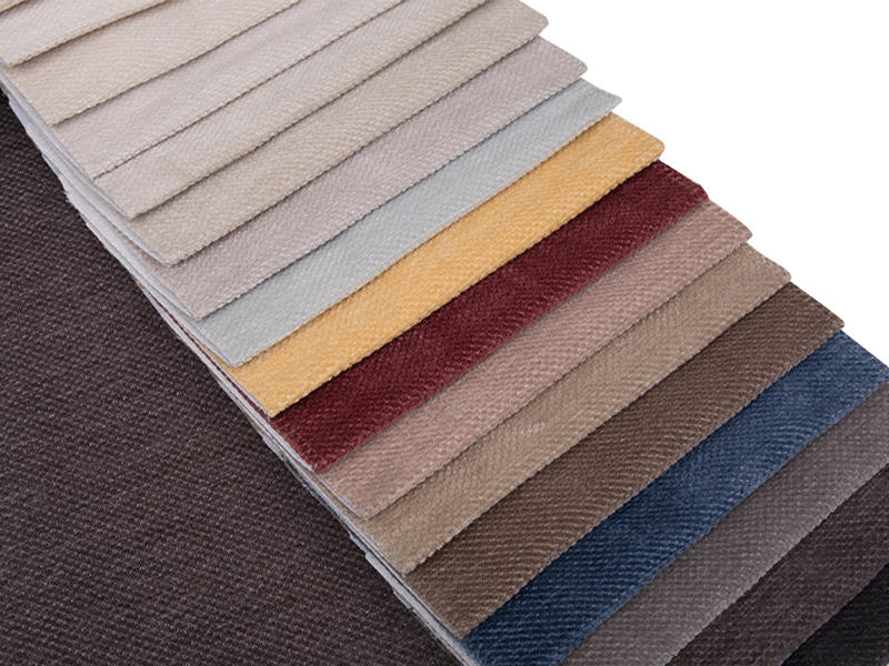 250 - 520 gsm yksivärinen chenille -verhoilukangas