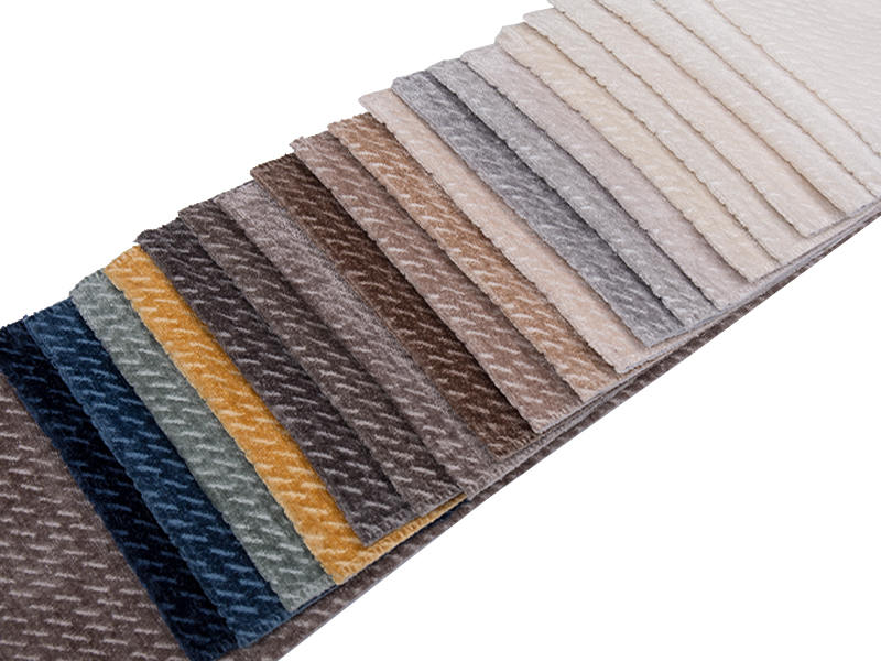 250 - 520 gsm yksivärinen chenille -verhoilukangas