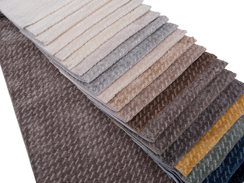 250 - 520 gsm yksivärinen chenille -verhoilukangas