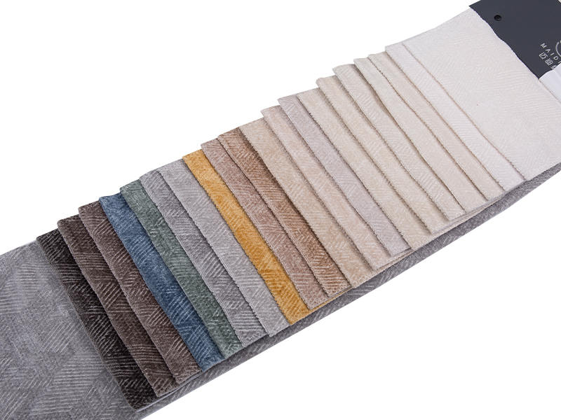 250 - 520 gsm yksivärinen chenille -verhoilukangas