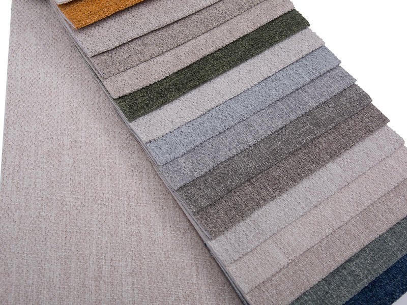 250 - 520 gsm yksivärinen chenille -verhoilukangas